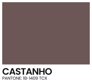 ELÁSTICO - COR - CASTANHO - PANTONE 18-1409 TCX