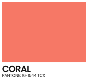 ELÁSTICO - COR - CORAL - PANTONE 16-1544 TCX