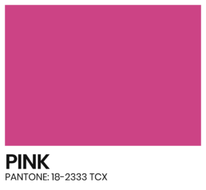 ELÁSTICO - COR - PINK - PANTONE 18-2333 TCX