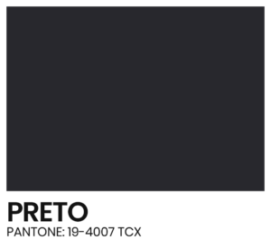 ELÁSTICO - COR - PRETO - PANTONE 19-4007 TCX